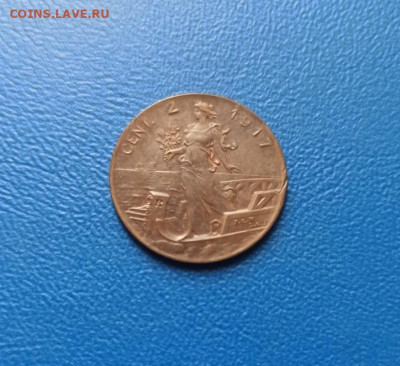 Италия 2 чентезимо 1917 до 05.02.2025 в 22.00 мск - 270jpg