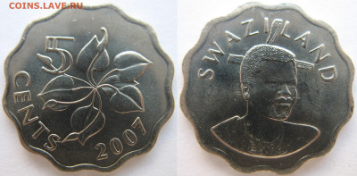 Свазиленд 5 центов 2007 г. До 08.02.25 - Свазиленд 5 центов 2007.JPG