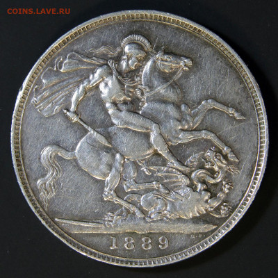 Великобритания 1 крона 1889 до 7.02 в 22:10 - Великобритания 1 крона 1889_5.JPG