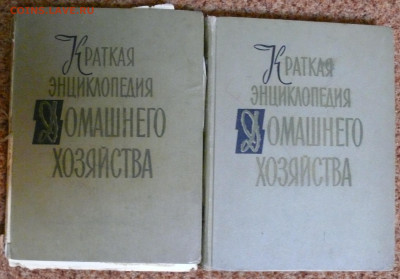 "Краткая энциклопедия домашнего хозяйства" в 2 томах 1960г. - P1830056.JPG