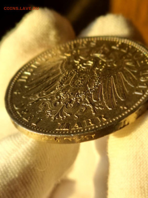 Германия 3 марки 1911 г. Серебро 900 до 09.02 в 22:00 (МСК) - photo1720458010 (5)