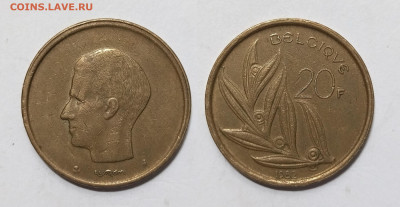 Бельгия 20 франков 1982 г BELGIQUE на французском - 7.02 - IMG_20250118_102612