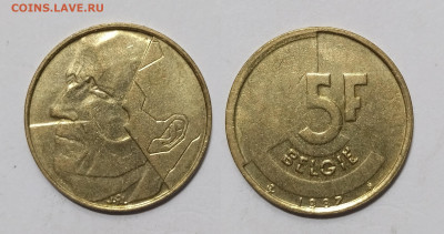 Бельгия 5 франков 1987 г BELGIE на голландском - 7.02 - IMG_20250118_102645