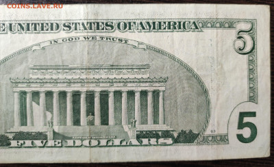 США 5 долларов 1999 г. №2 до 08.02.25 22:00 мск - 1001207403
