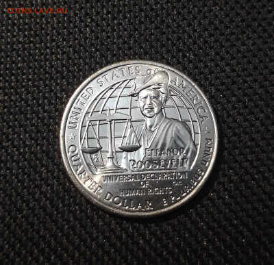 25 центов 2023г (D) знам. женщины Элеонора Рузвельт До 12.02 - 20250204_175320