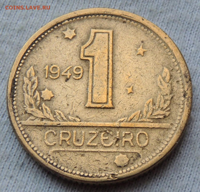 Бразилия 1 крузейро 1949 до 09.02.2025 - Бразилия 1 крузейро 49.JPG