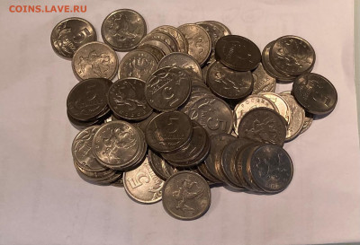 1 и 5 копеек РФ, до 13.02.25г. - 1к-1