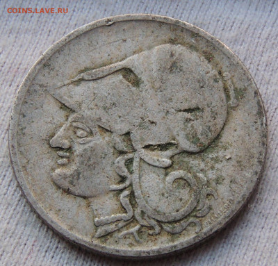 Греция 1 драхма 1926 до 09.02.2025 - Греция 1 драхма 26 .JPG
