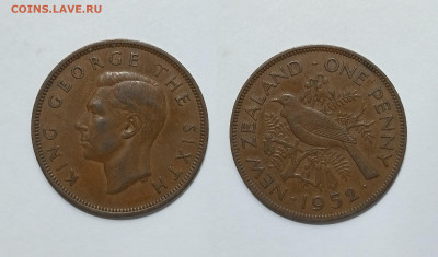 Новая Зеландия 1 пенни 1952 г Георг VI - 10.02 - IMG_20250120_192546