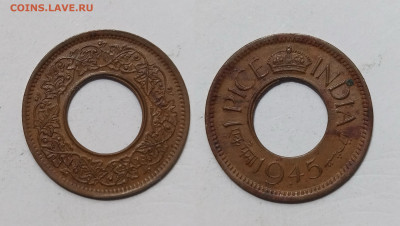 Британская Индия 1 пайс 1945 г Георг VI - 10.02 - IMG_20250118_194147