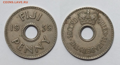 Фиджи 1 пенни 1959 г Елизавета II - 10.02 - IMG_20250118_193344