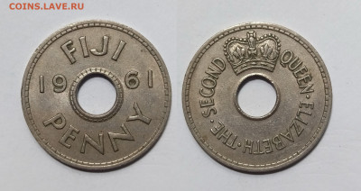 Фиджи 1 пенни 1961 г Елизавета II - 10.02 - IMG_20250118_193407