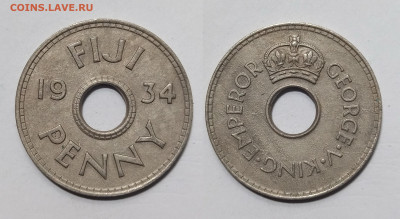 Фиджи 1 пенни 1934 года Георг V - 10.02 - IMG_20250118_193646