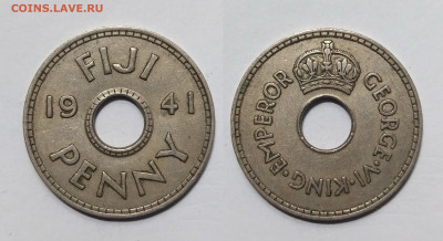 Фиджи 1 пенни 1941 года Георг VI - 10.02 - IMG_20250118_193736