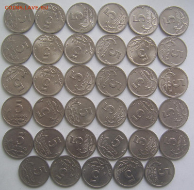 5 копеек 2000 г. СП 70 штук до 10.02 22-00 - 5 2000 сп реверсы 1