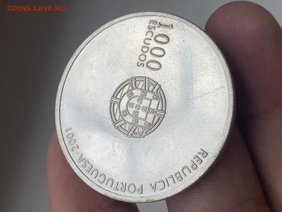 1000 эскудо 2001 ЧЕ Португалия, серебро 925 до 09.02.2025 - AAA9DC2B-C7AF-4816-9BB9-496556879186
