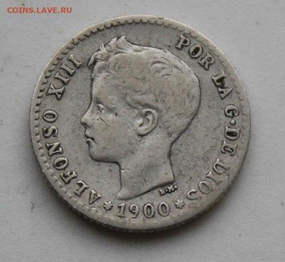 Испания 50 центов 1900 год - IMG_0494.JPG