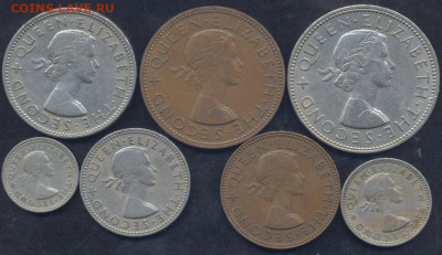 2 пенни- полукрона 1956-1965 г.г. - Елизавета Вторая1