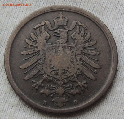 Германия 2 пфеннига 1875 до 12.02.2025 - Германия 2 пфеннига 1875 D .JPG