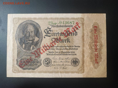 1000 марок Германия, надпечатка 1 миллиард до 14.02.2025г - photo_2025-02-01_00-02-43