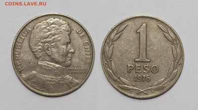 Чили 1 песо 1976 года медно-никель - 13.02 - IMG_20250115_191731