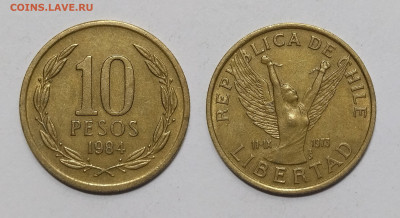 Чили 10 песо 1984 года - 13.02 - IMG_20250115_191935