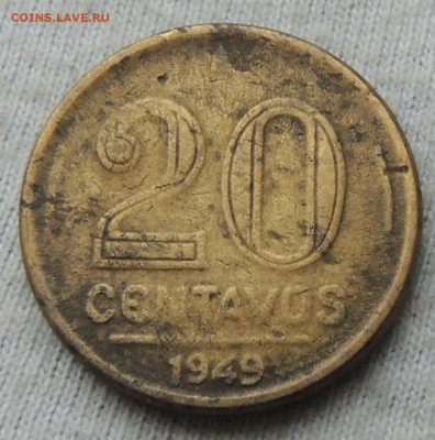 Бразилия 20 сентаво 1949 до 16.02.2025 - Бразилия 20 сентаво 1949.JPG