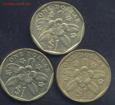 Сингапур 1 доллар 2006 г. 14.02.2025 г. 22 -00 МСК. - Сингапур1