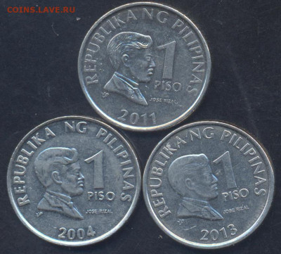 Фикс: Филиппины 1 писо 1993 г. 14.02.2025 г. 22 -00 МСК. - Филиппины 1 песо1