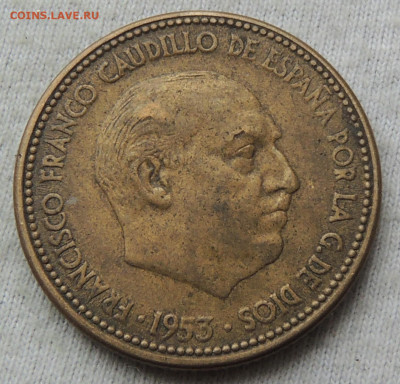 Испания 2½ песеты 1953 до 16.02.2025 - Испания 2½ песеты 53 .JPG