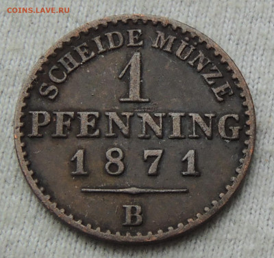 Пруссия 1 пфенниг 1871 до 16.02.2025 - Пруссия 1 пфенниг 1871.JPG