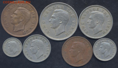 2 пенни- полукрона 1948-1951 г.г. - Георг Шестой1