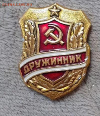 знак дружинник ок 16.02.21.00мск - 005