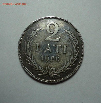 2 лата 1926 года. Латвия. Серебро. До 20.02.2025 - 01.JPG