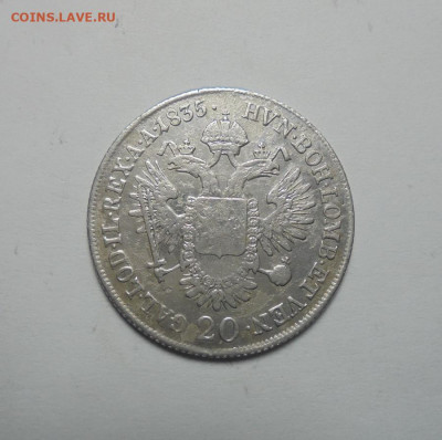 20 крейцеров 1835 года А.Австро-Венгрия. До 20.02.2025 - 02.JPG