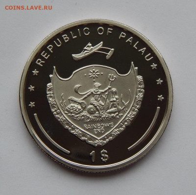 1 доллар 2009 года Палау. Зебрасома парусная - DSCN9180.JPG
