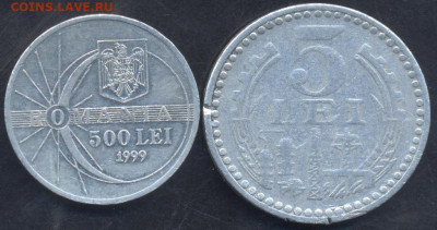 Румыния 500 лей 1999 г.17.02.2025 г. 22 -00 МСК. - Румыния1