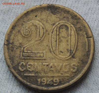 Бразилия 20 сентаво 1949 до 16.02.2025 - Бразилия 20 сентаво 49.JPG