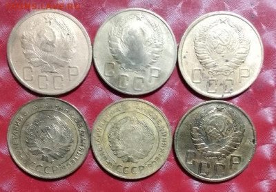 Подборка СССР: 5коп 6 монет есть нечастые Фикс 19.12.23 - 5коп ссср 6шт А от Пилот Саня 19.12.23