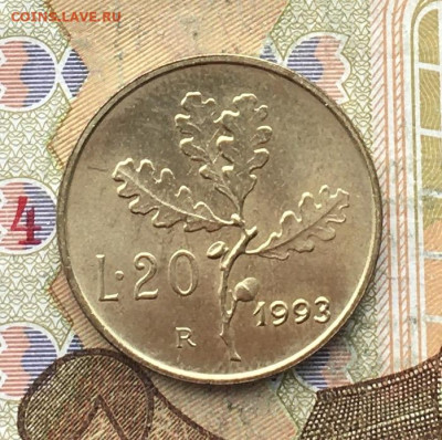 Италия 20 лир 1993 до 21.02.2025 в 22.00 - IMG_E5447.JPG