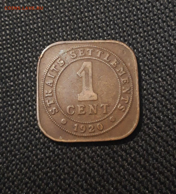 СТРЕЙТС СЕТЛМЕНС 1 цент 1920 года До 22.02 - 20241229_000749