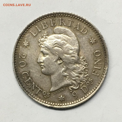 Аргентина. 20 сентаво 1882, до 22.02.2025. - IMG-20250216-WA0022