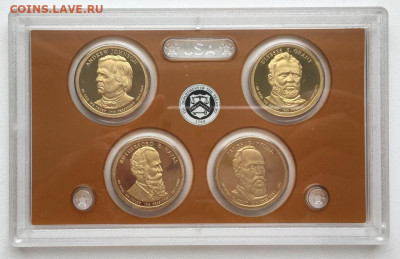 набор США 1$ доллар 2011 серия Президенты Пруф Proof коробка - nabor_ssha_1_dollar_2011_serija_prezidenty_pruf_proof_korobka_sertifikat