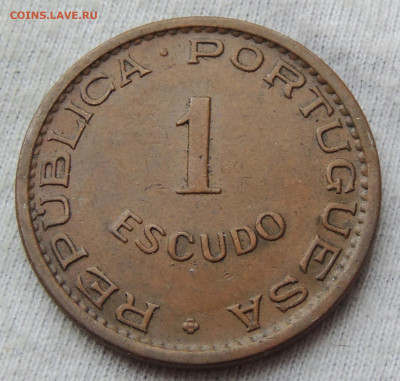 Мозамбик 1 эскудо 1968 до 19.02.2025 - Мозамбик 1 эскудо 68.JPG