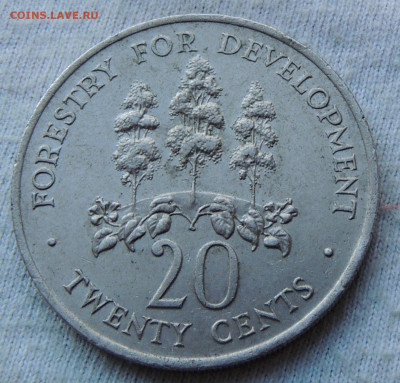 Ямайка 20 центов 1976 до 19.02.2025 - Ямайка 20 центов 76.JPG