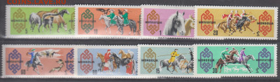Монголия1965 кони8м** до 22 02 - 3б
