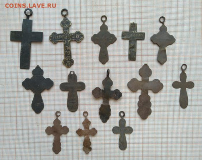 Крестики жестяные начало 20 в. 13 шт. - IMG_20250218_235000