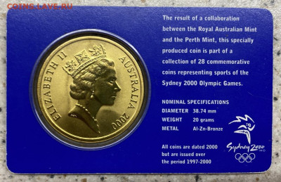 Австралия 5$ долларов 2000 Олимпиада Парусный Спорт - avstralija_5_dollarov_2000_olimpijskie_igry_sidnej_parusnyj_sport_blister_olimpiada_krona_parusnik (1)