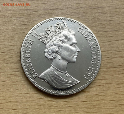 Гибралтар 1 крона 1993 олимпийские игры Лыжные гонки - IMG_1311.JPG