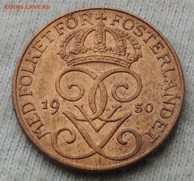 Швеция 1 эре 1950 до 24.02.2025 - Швеция 1 эре 50 .JPG